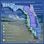 Map of the state of Florida