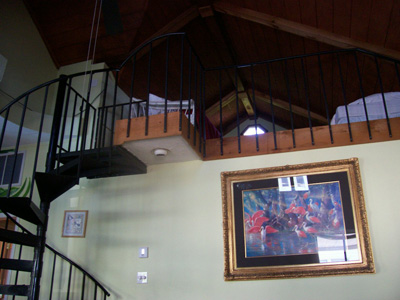 Loft at vacation beach rental house