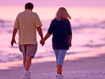 Walk on a private area of the beautiful beach