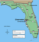 Map of the State of Florida