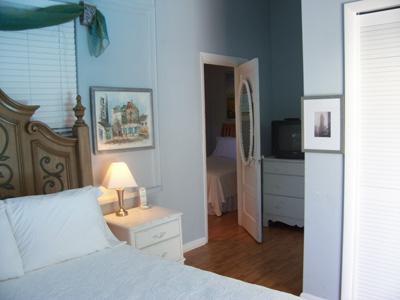 One of 5 rooms in thei vacation beach rental house
