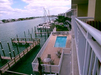 Private hot tub at Florida Beach condo Rentals on Clearwater Beach