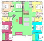 Proerpty layout for destination wedding