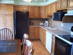 Vacation rental home kitchen
